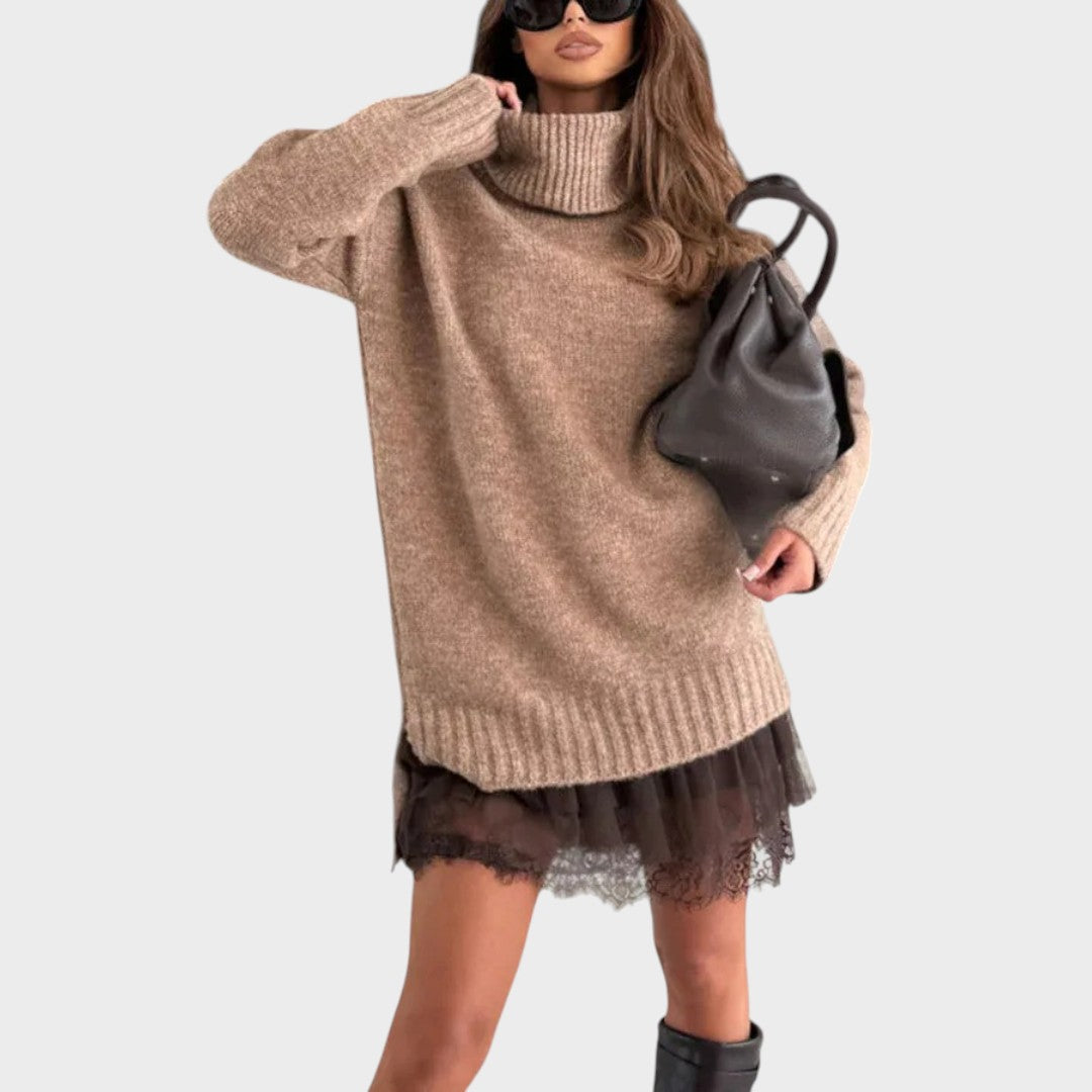 Aurora™| Pullover elegante com vestido slip leve