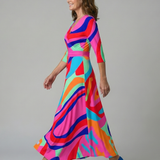 Celine | Vestido Midi com Decote Cruzado