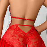 Conjunto de Pijama de Renda — Sensual e Elegante