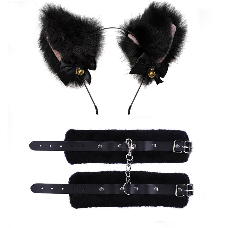Conjunto de Acessórios com Coleira de Guizo e Cauda