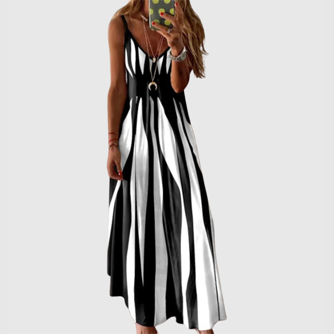 Ariellah | Vestido Listrado
