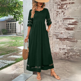 Aubrey™ – Vestido Midi em Betão Figurativo com Cobertura de Barriga