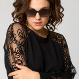 Destiney | Vestido de Manga Renda
