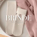 Calça de Ganga Feminina com Elastano Peluciada Forglows + Meia Térmica