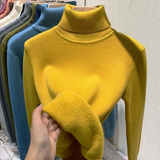 Camisola de Gola Alta em Pelúcia