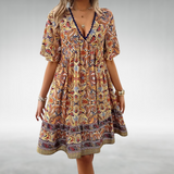 Adriana | Vestido com Estampa Paisley