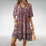 Adriana | Vestido com Estampa Paisley