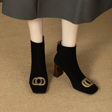 Botins de Veludo Opium