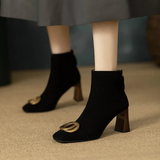 Botins de Veludo Opium