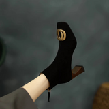 Botins de Veludo Opium