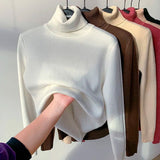 Camisola de Gola Alta em Pelúcia