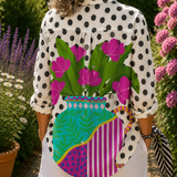 Amara | Blusa Vaso de Flores