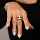 Anel Liguria Banhado em Ouro 18K