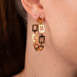 Brinco de Argola Alexandra Banhado em Ouro 18K