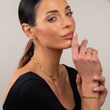 Brinco Chloé Banhado em Ouro 18k