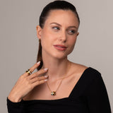 Colar Aro Triplo Algarismo Romano Banhado em Ouro 18k
