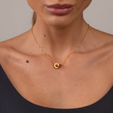 Colar Imperial Pedra Zircônia Banhado em Ouro 18K