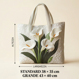 Mala artesanal «Calle Bianche» – Elegante e prática