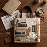 Mala artesanal com padrão de café – Dois tamanhos