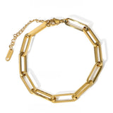 Pulseira Elos Celina Corrente Banhado em Ouro 18K