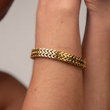 Pulseira Link Banhado em Ouro 18k