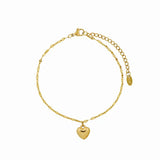 Tornozeleira Love Banhado em Ouro 18K