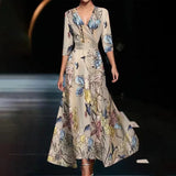 Vestido Chic com Estampa Floral